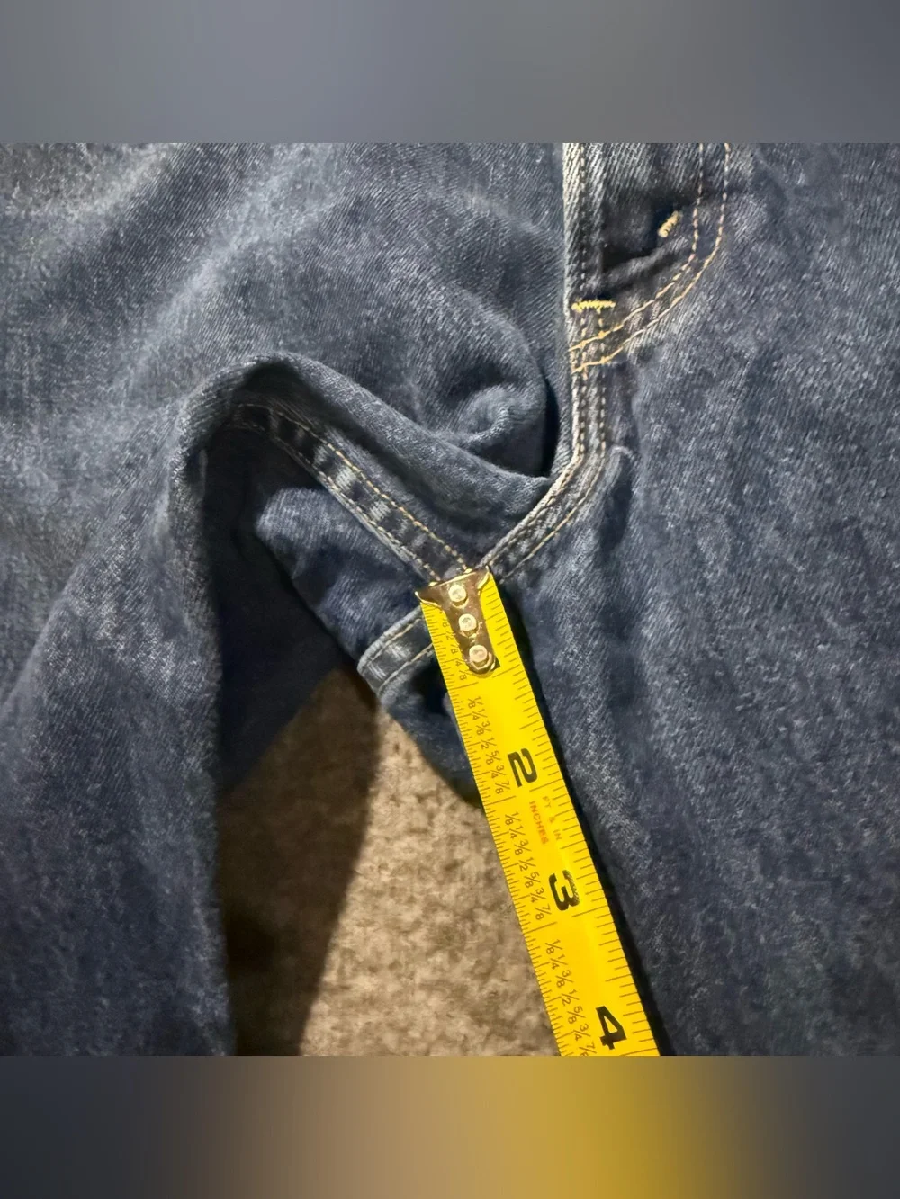 Levis 569 Vtg 90s Dry Goods Jeans Men’s 38x30 blue Straight USA Made Cotton Nice